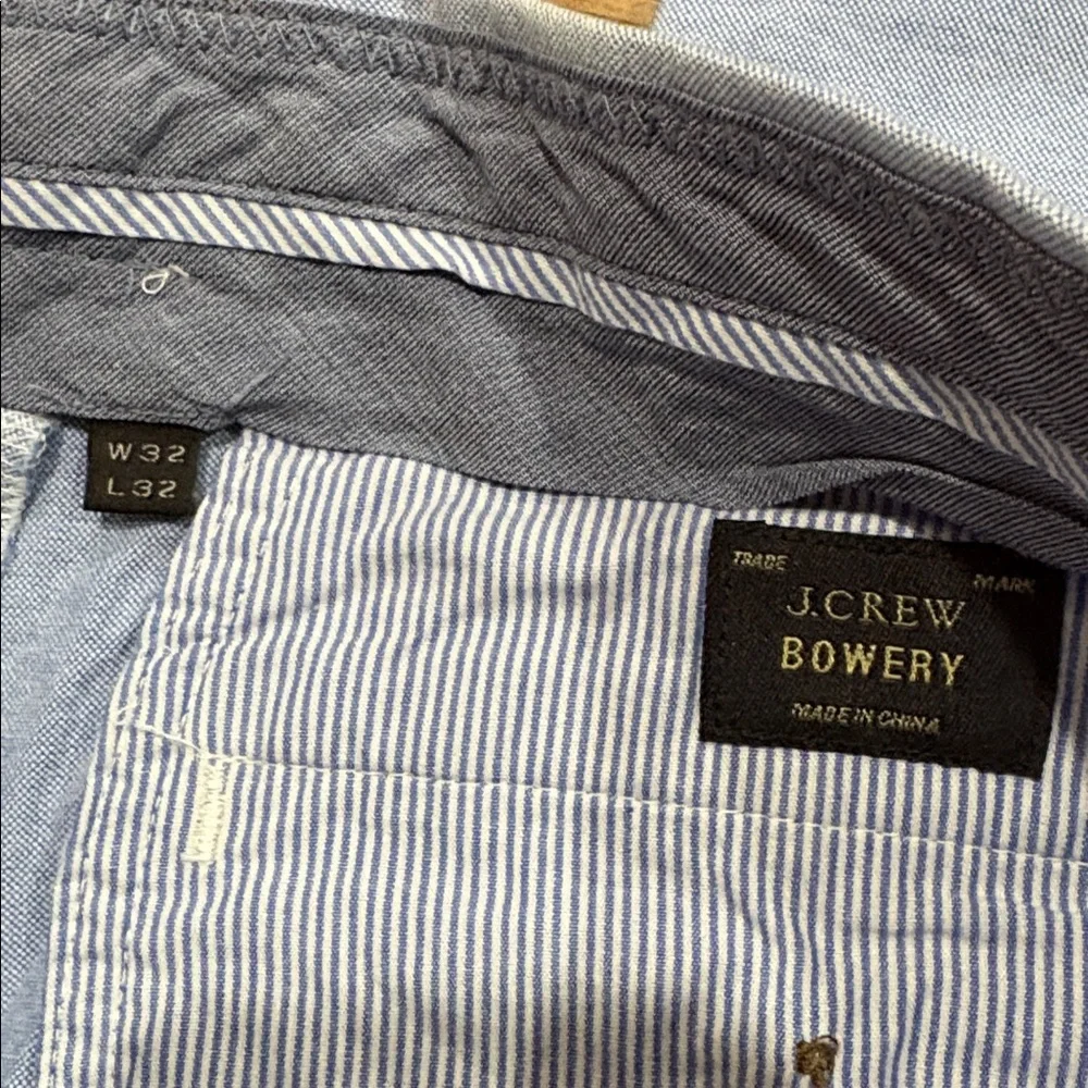 J. Crew Bowery Pant chinos. Light blue. 32 x 32.